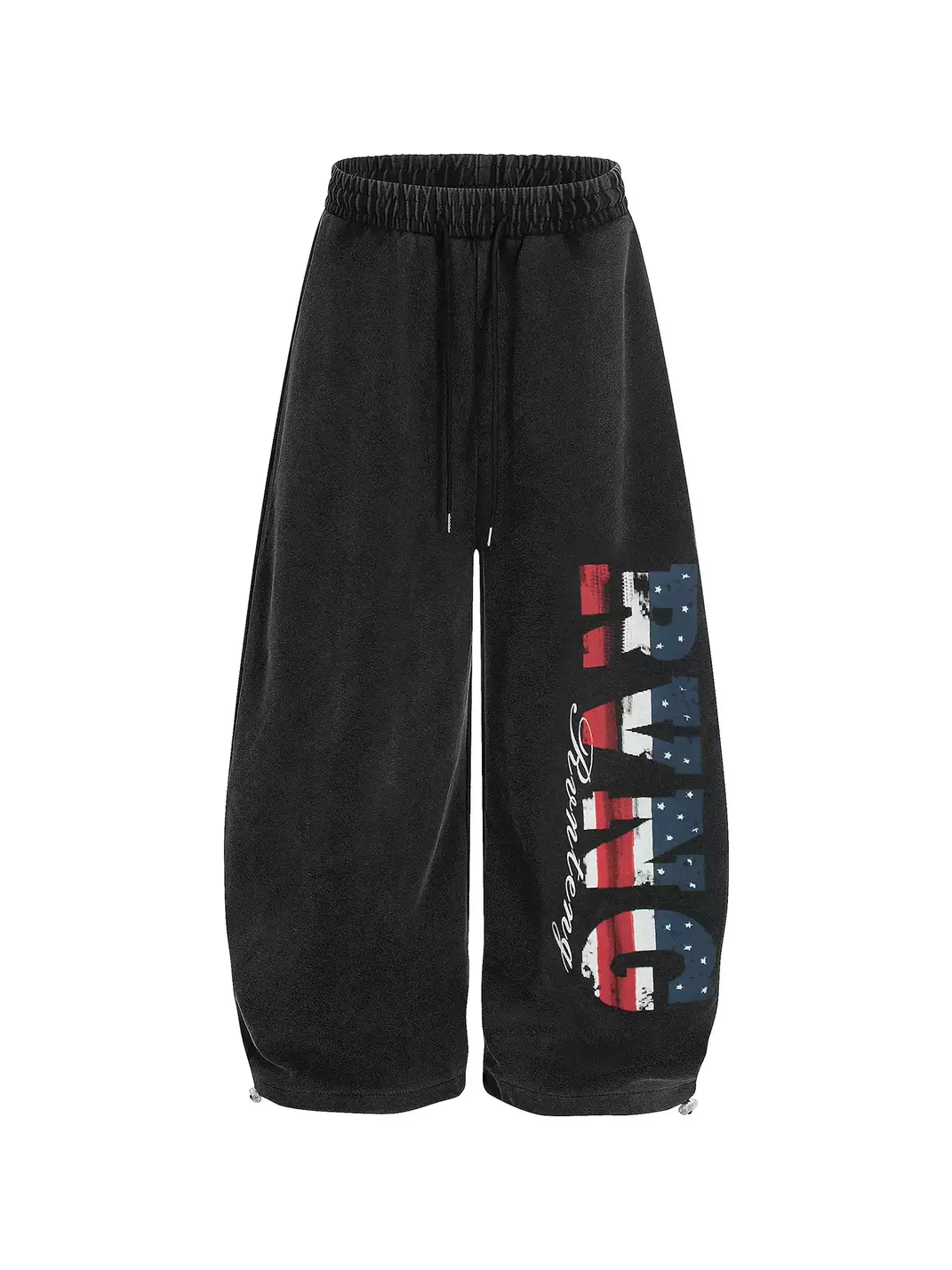 DARKAGE | Vintage Distressed Curved Casual Pants