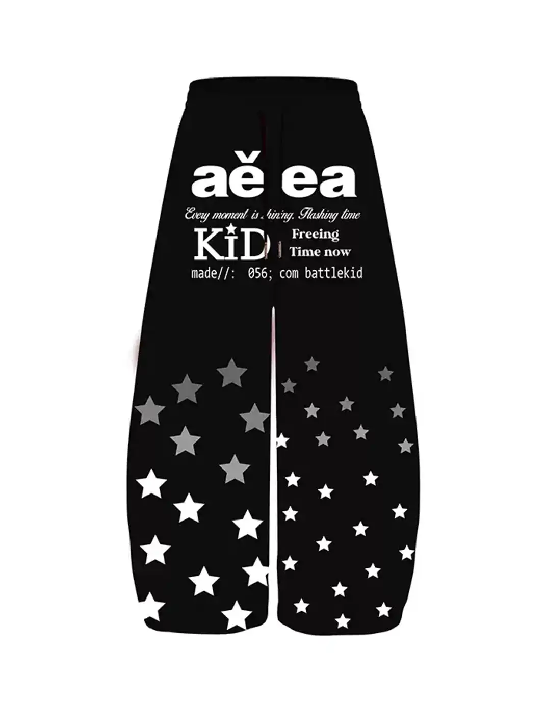 DARKAGE | Star & Letter Print Casual Sweatpants