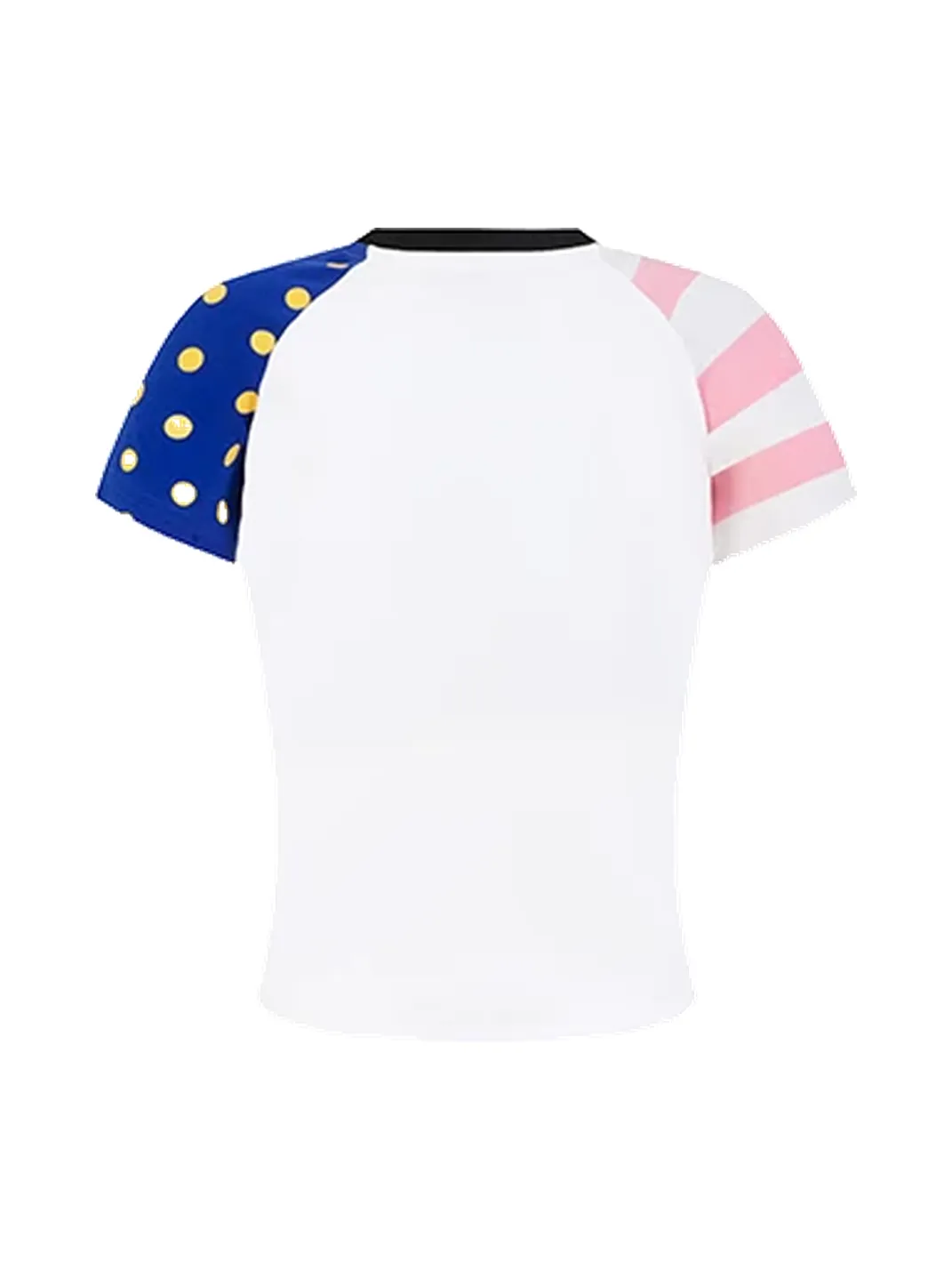 DARKAGE | Polka Dot Color Contrast Star Print T-Shirt