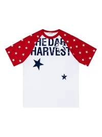 DARKAGE | Letter & Star Print T-Shirt