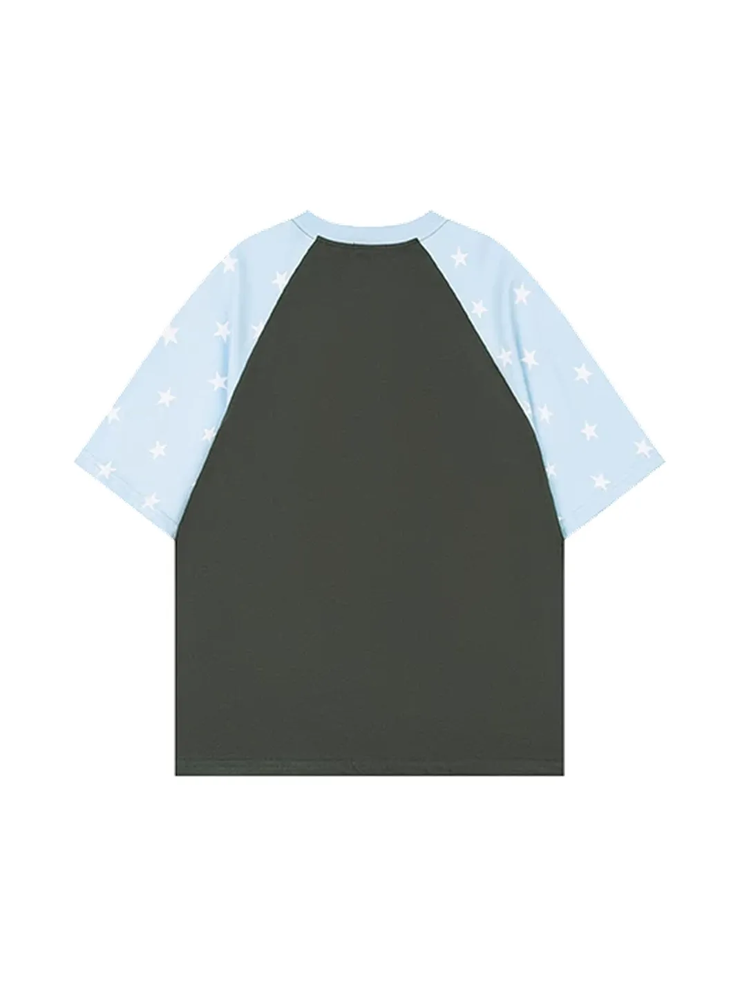 DARKAGE | Letter & Star Print T-Shirt