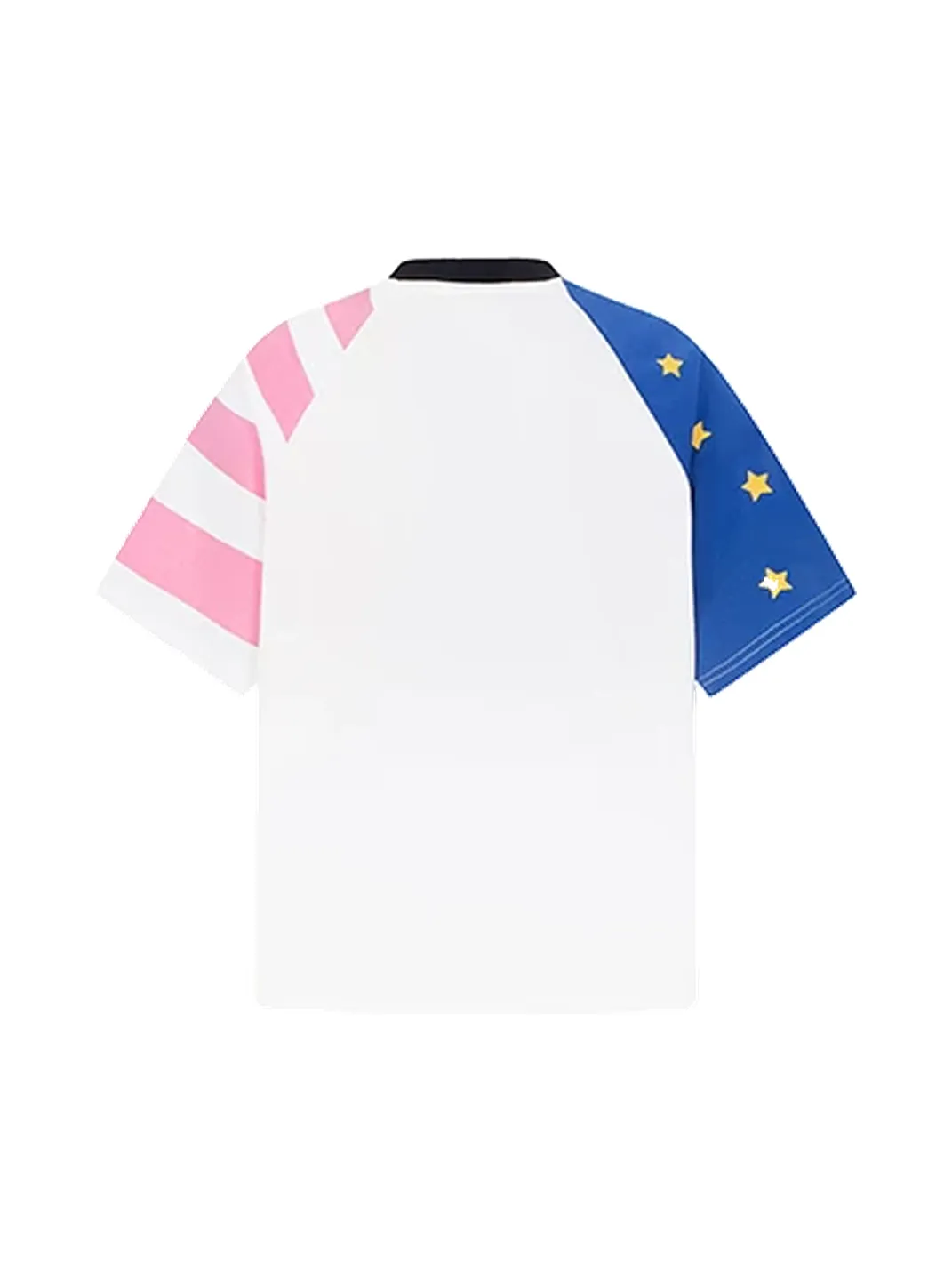 DARKAGE | Color Contrast Star & Flag Print T-Shirt