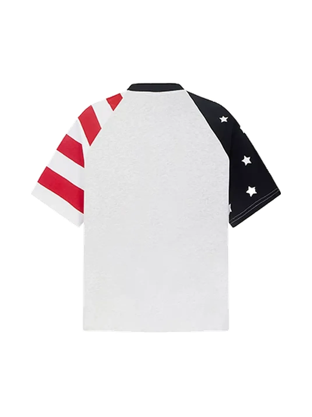 DARKAGE | Color Contrast Star & Flag Print T-Shirt