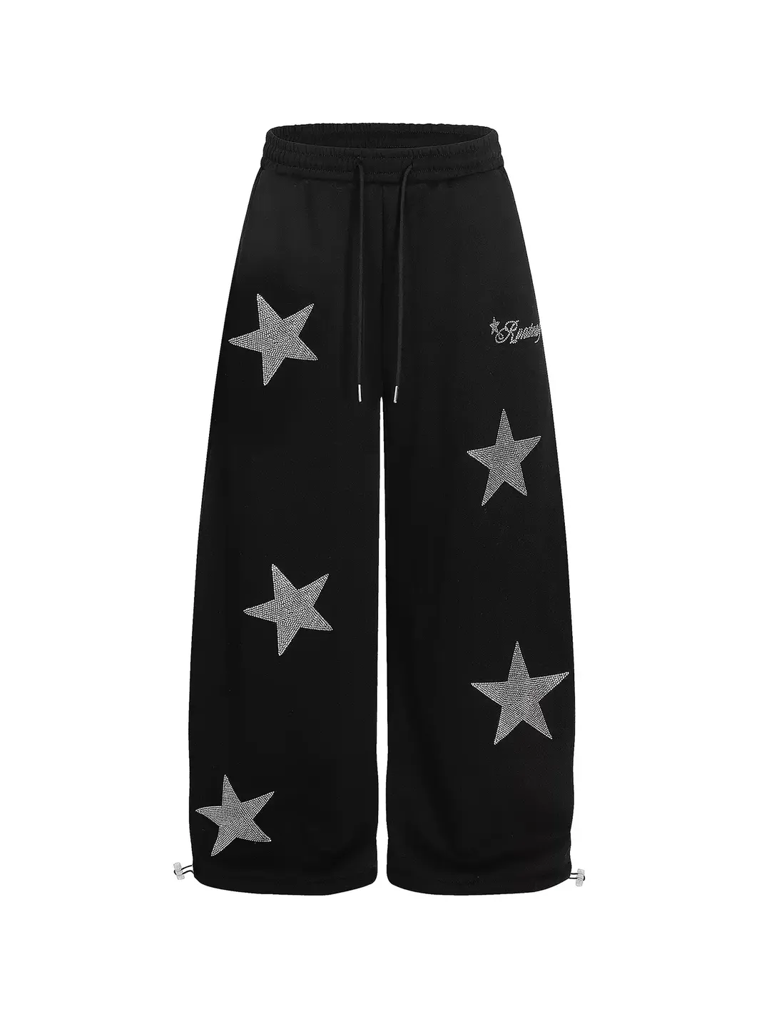 DARKAGE | Star Rhinestone Fleece Lined Sweatpants