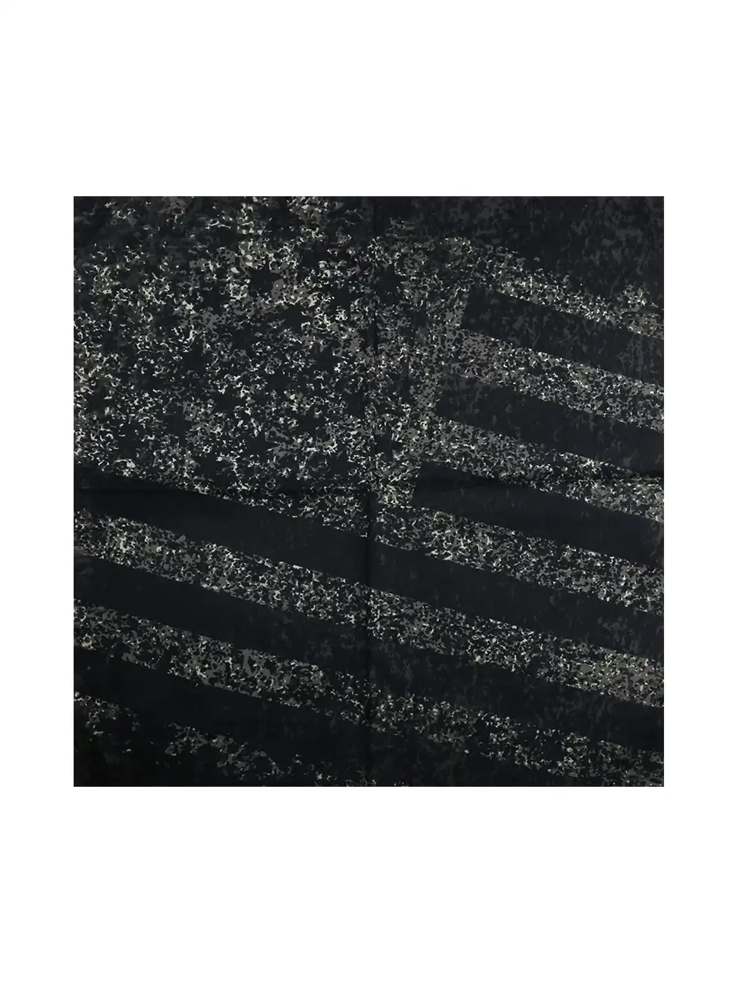 CHAOJIN | Black And Grey Striped Bandana Head Scarf