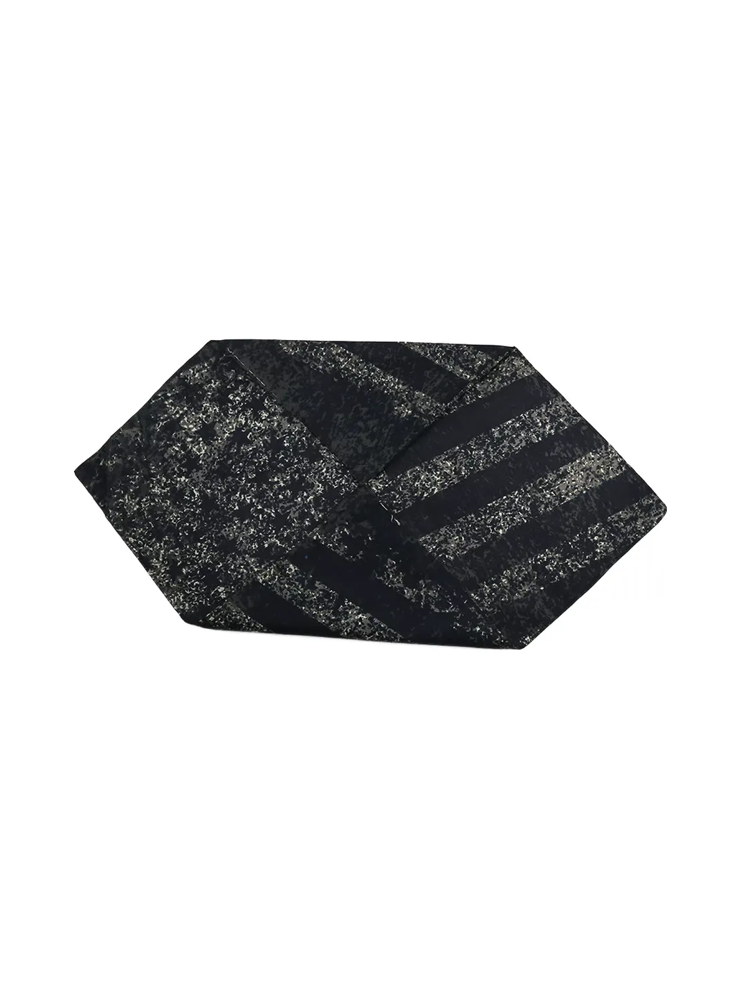 CHAOJIN | Black And Grey Striped Bandana Head Scarf