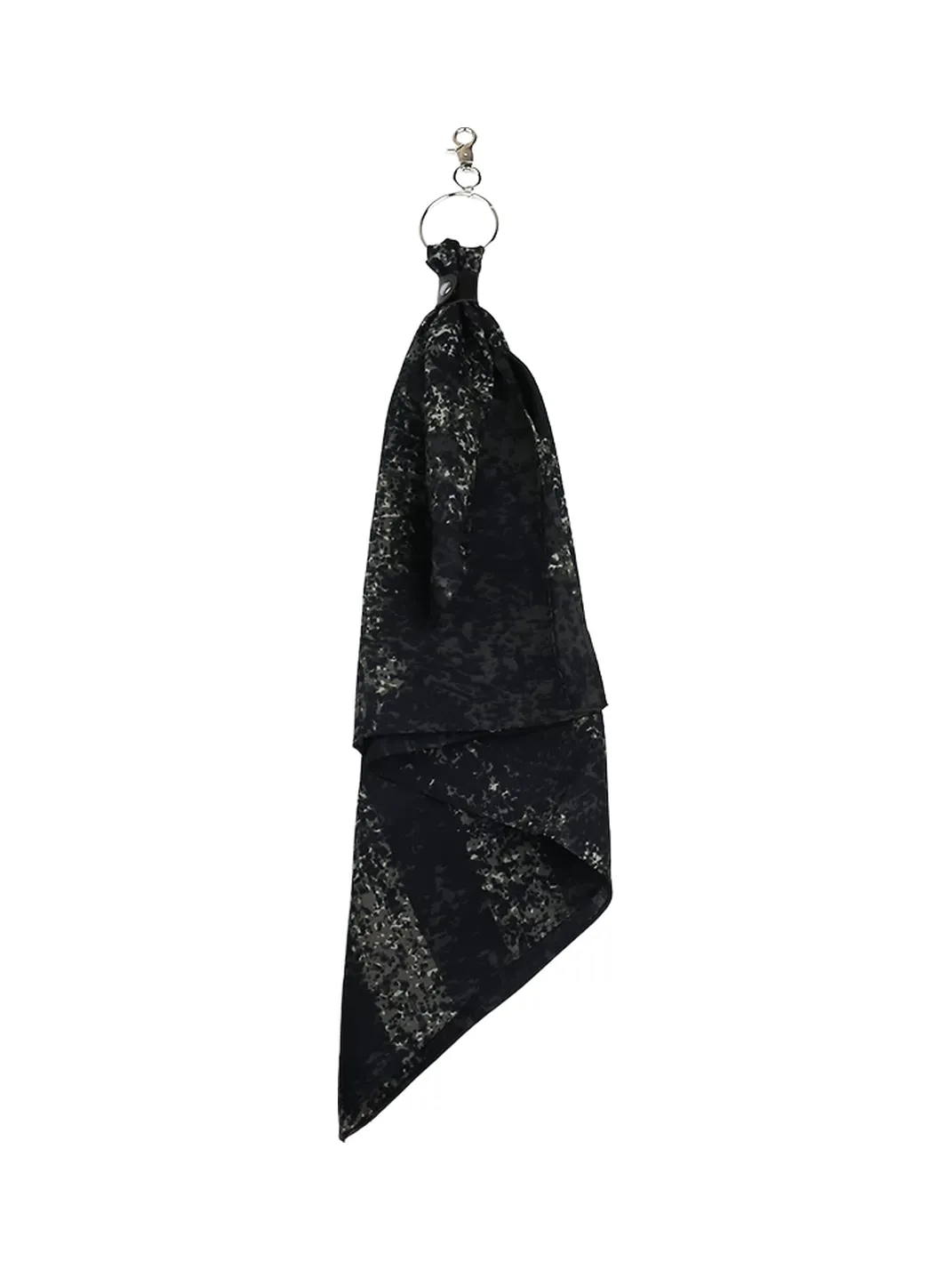 CHAOJIN | Black And Grey Striped Bandana Head Scarf