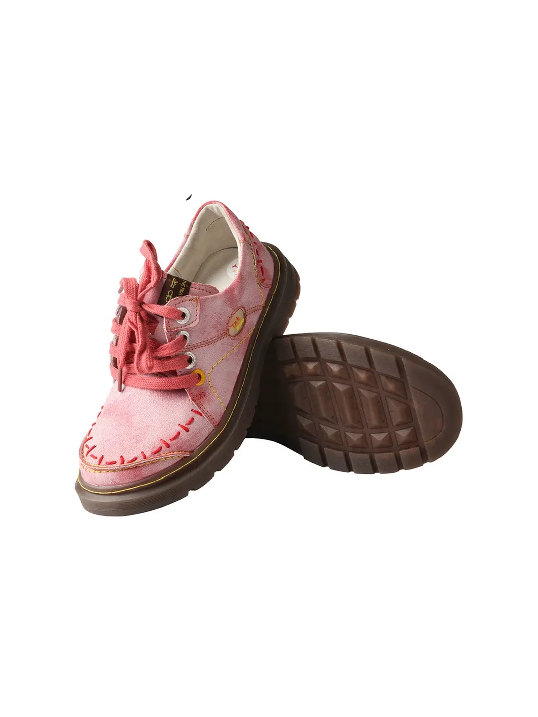 TMA EYES | Handcrafted Stitched Leather Cutout Sneakers