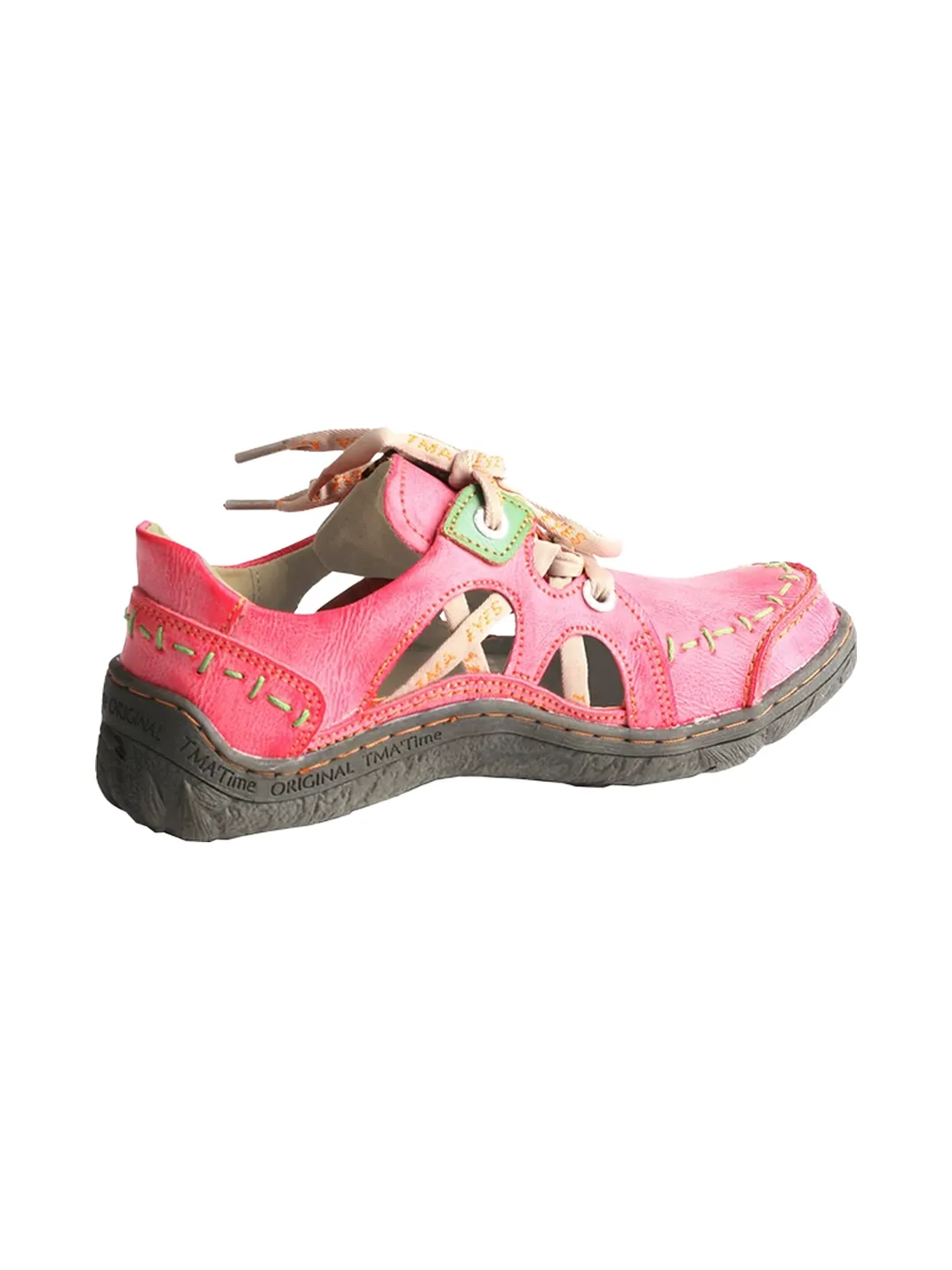 TMA EYES | Handcrafted Stitched Leather Cutout Sneakers