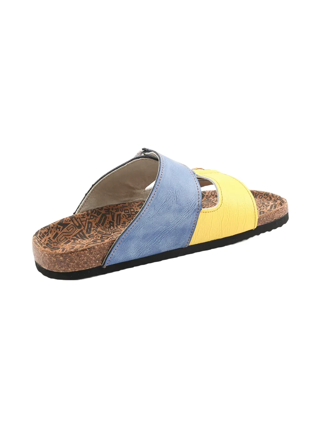 TMA EYES | Polka Dot Double Strap Cork Footbed Slide Sandals