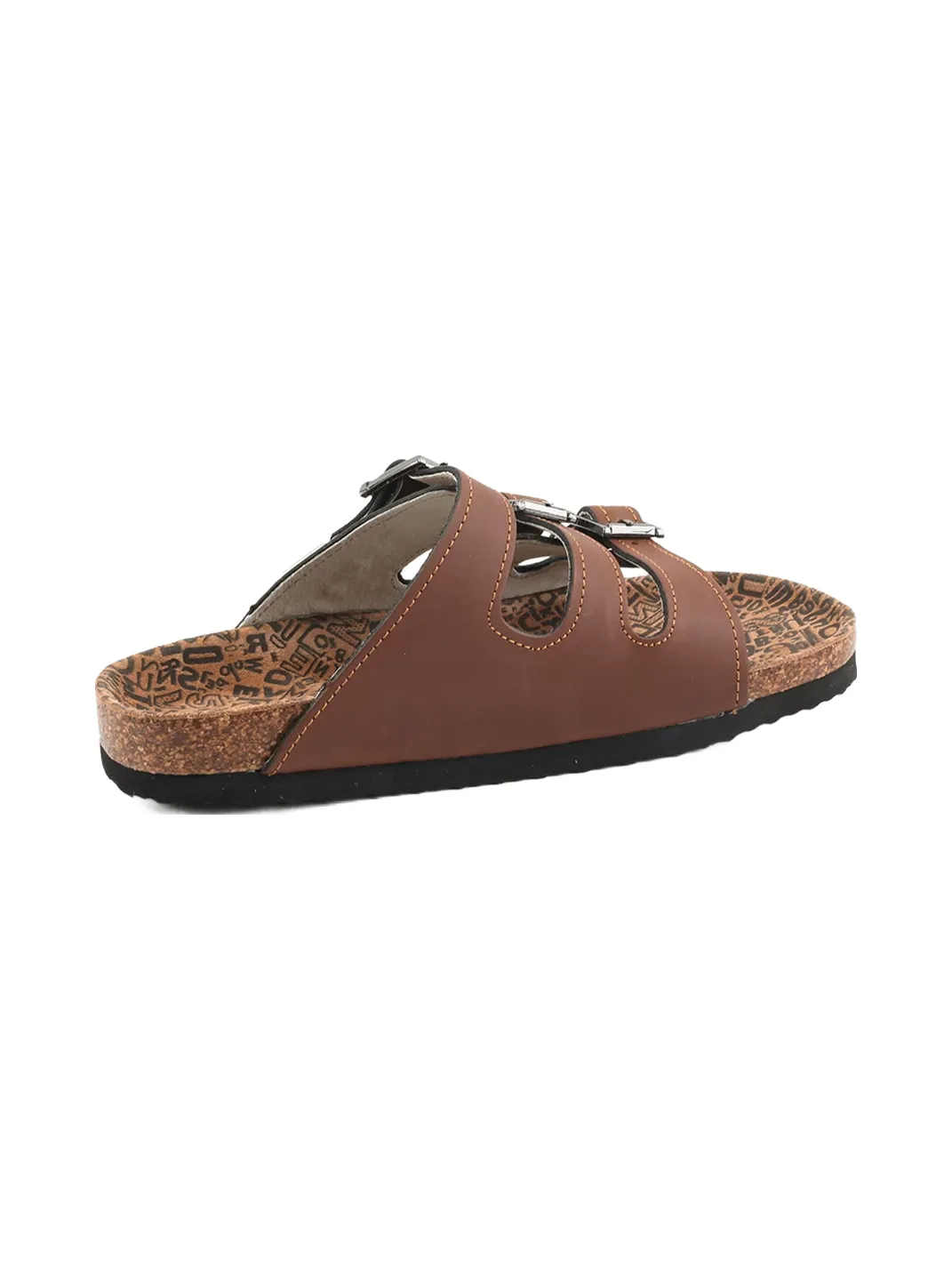 TMA EYES | Three Buckle Strap Cork Footbed Slide Sandals