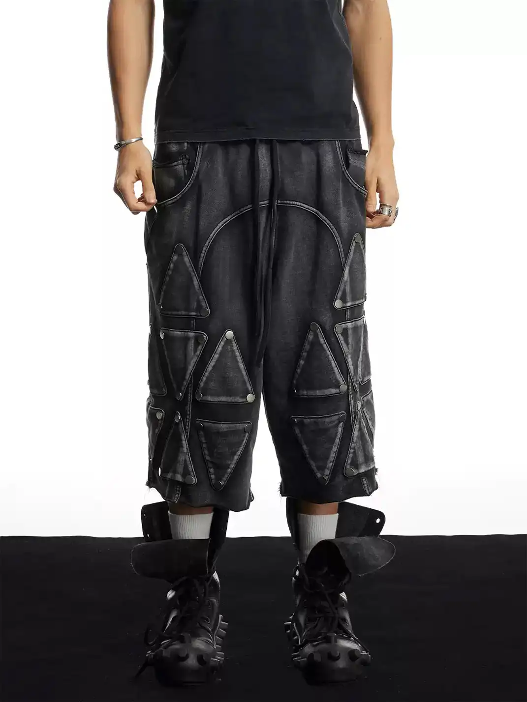 DND4DES |  Patchwork Cropped Pants