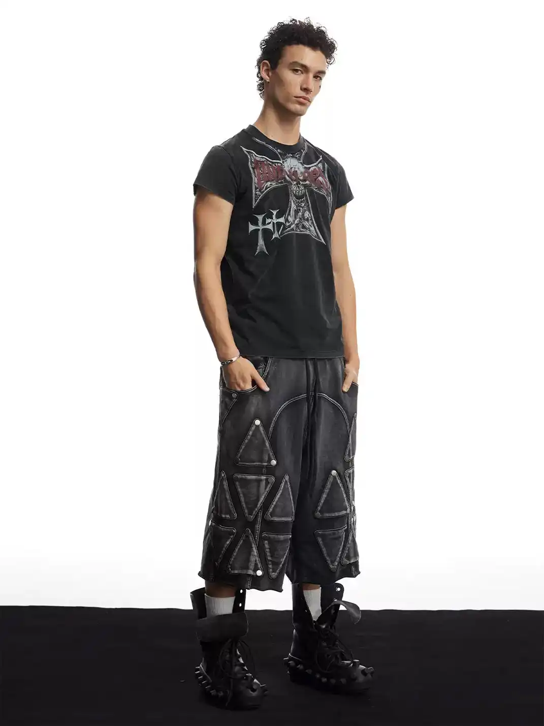 DND4DES |  Patchwork Cropped Pants