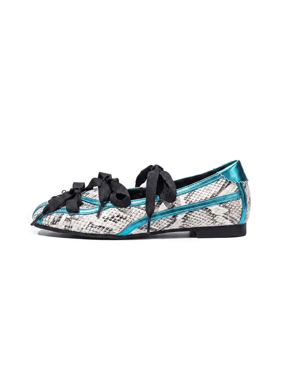 SISTER CURIE | Square Toe Crisscross Strap Ballet Mary Janes