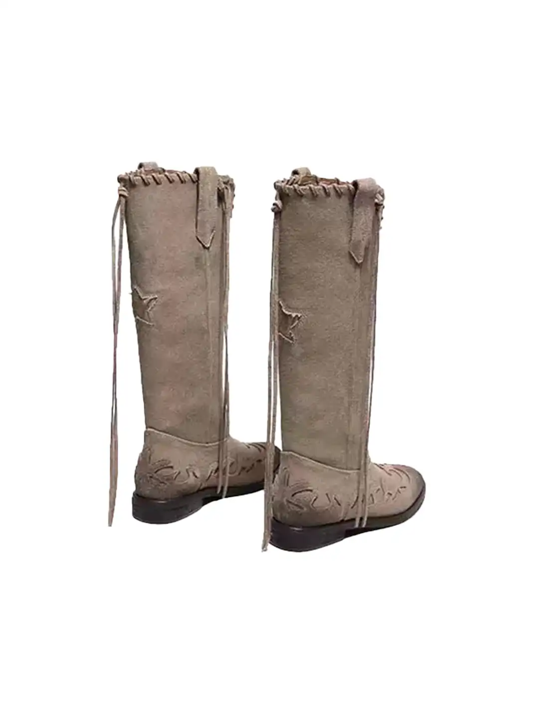 GSL | Pointed Toe Western Knee-High Boots