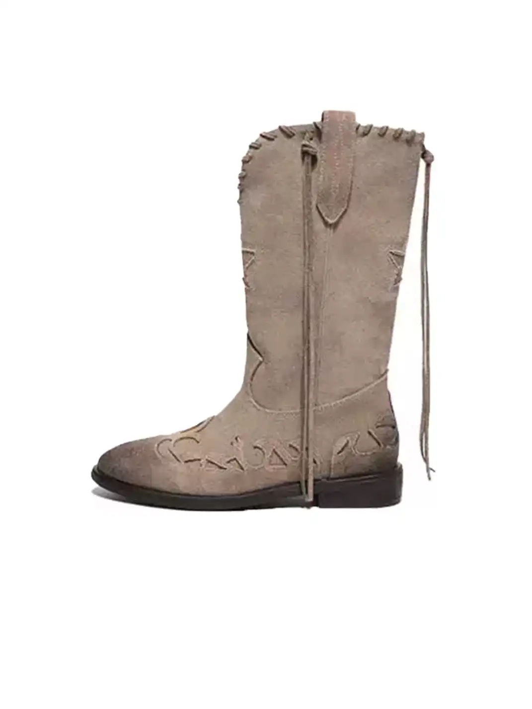 GSL | Pointed Toe Western Knee-High Boots