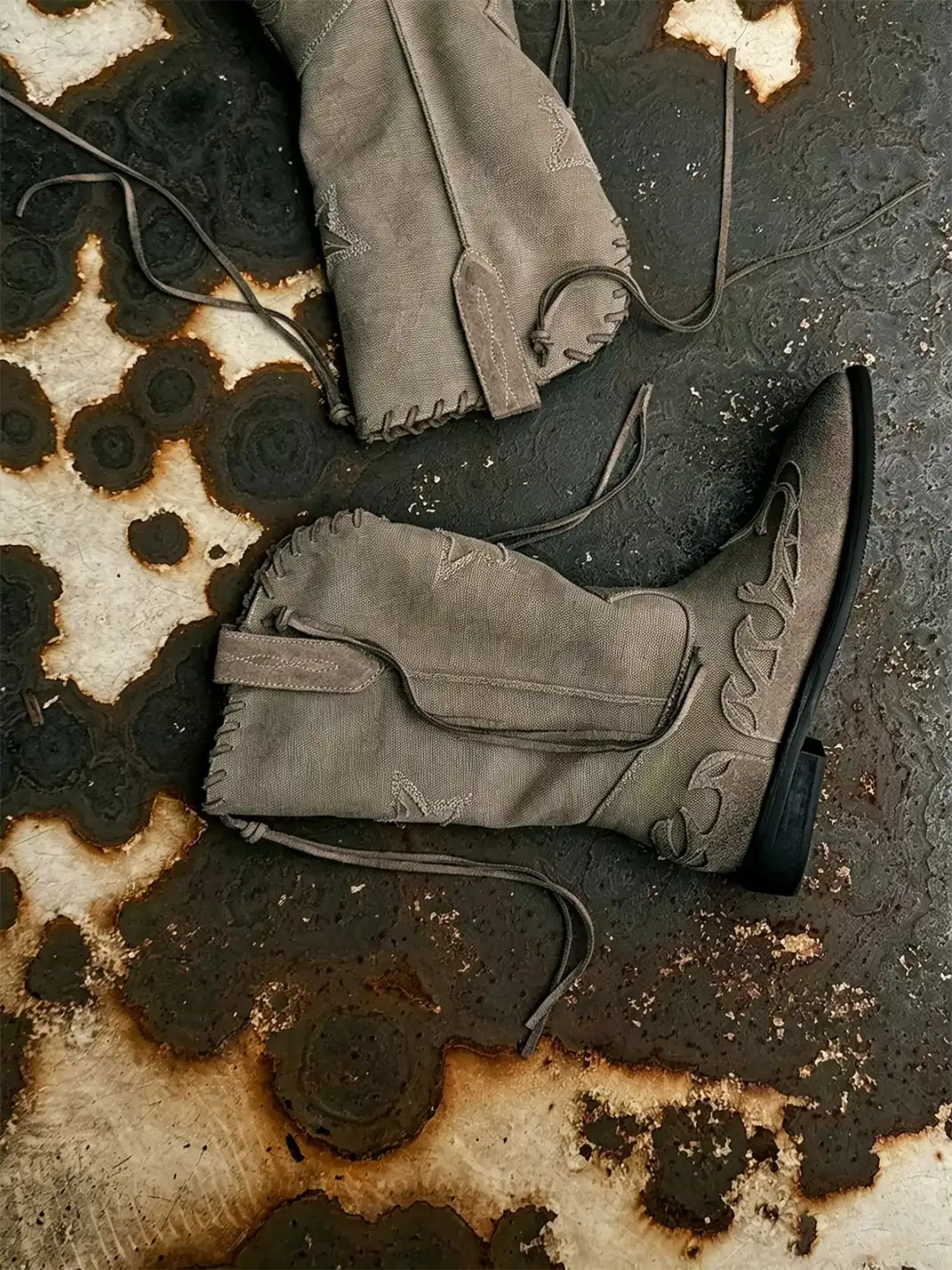 GSL | Pointed Toe Western Knee-High Boots