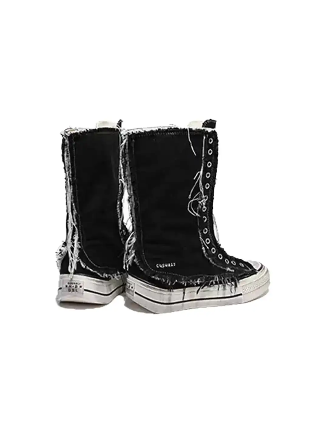 GSL | Distressed Canvas High-Top Boots