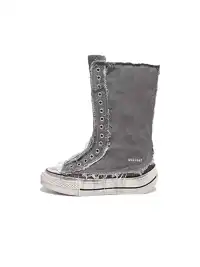GSL | Distressed Canvas Martin Boots