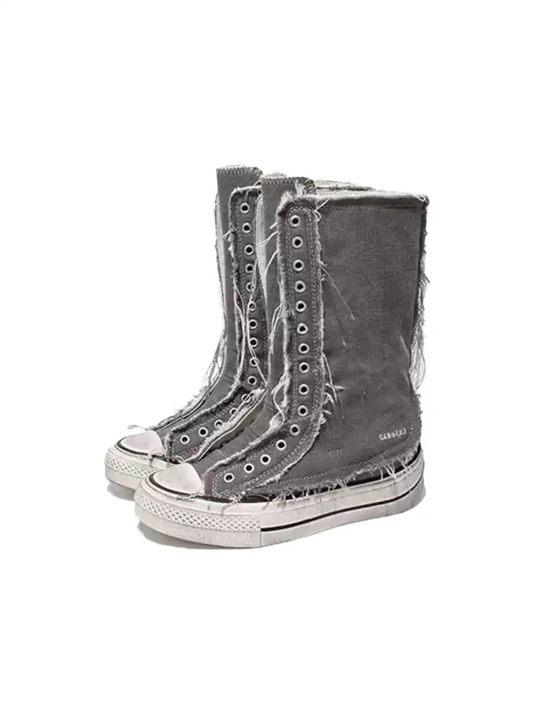 GSL | Distressed Canvas Martin Boots