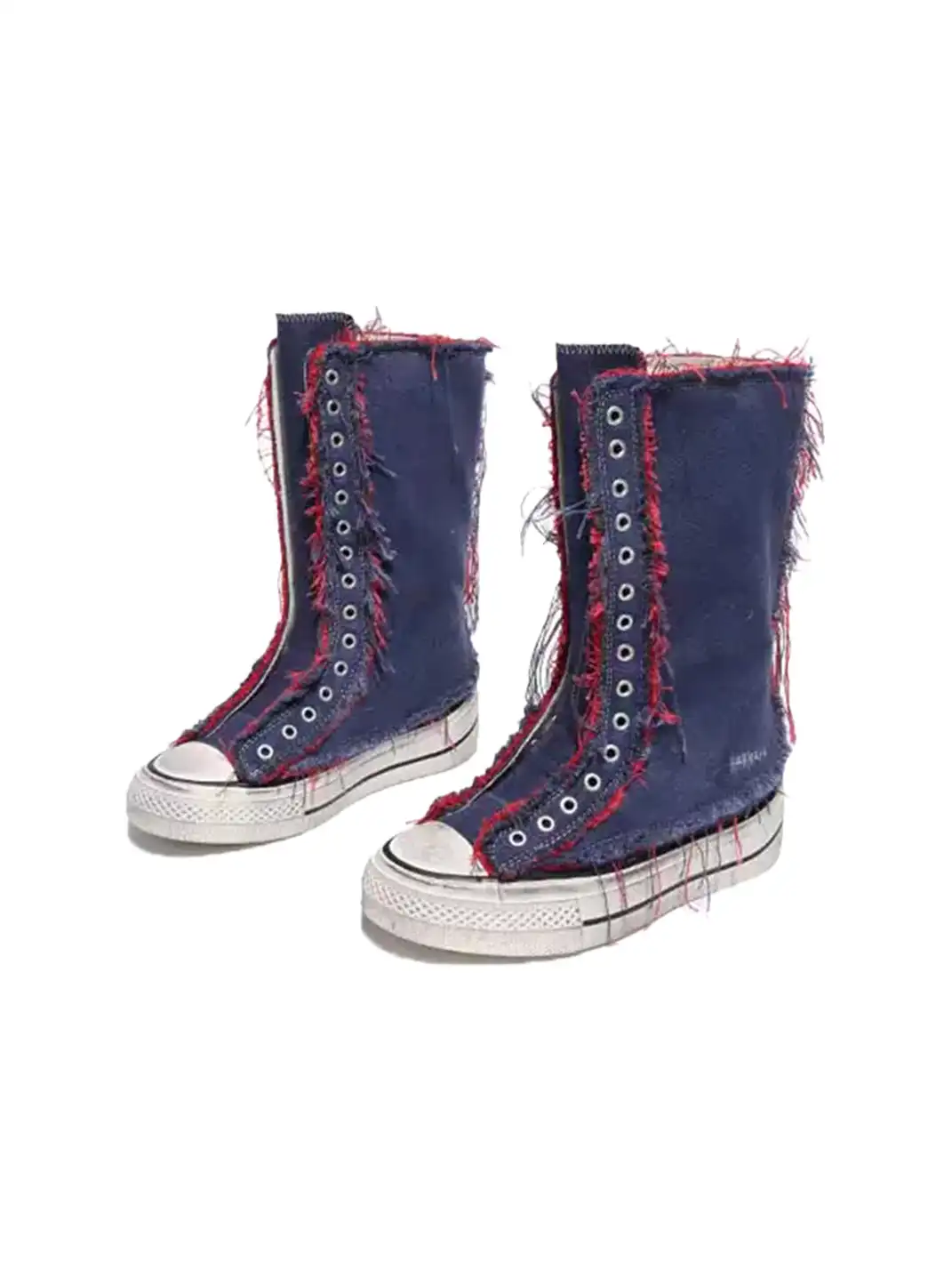 GSL | Distressed Canvas Martin Boots