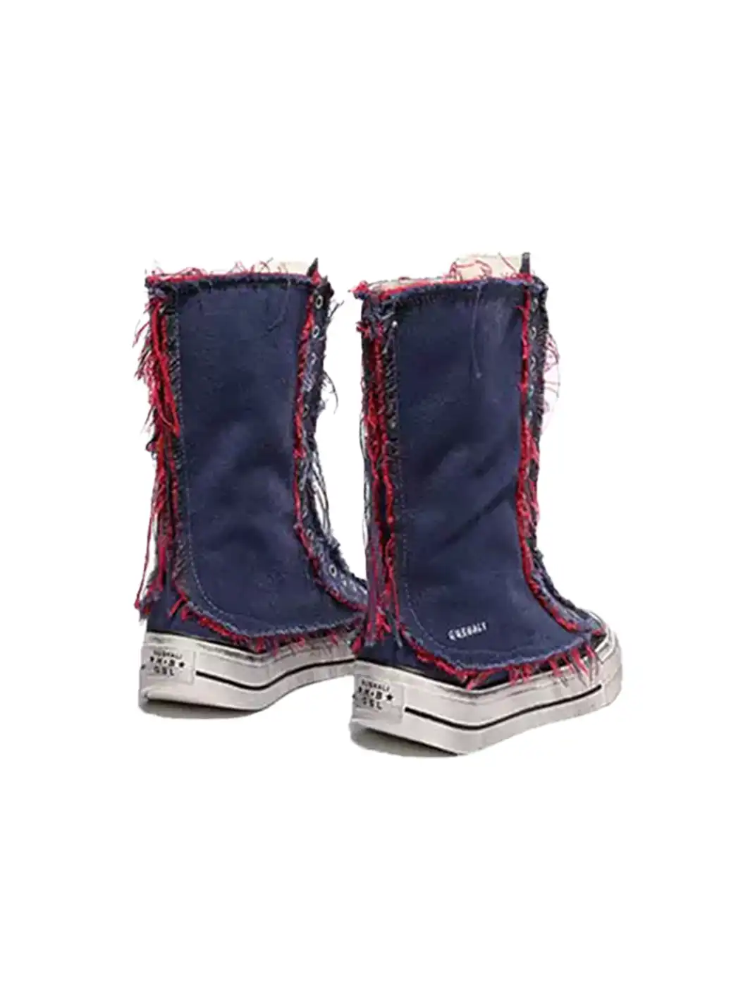 GSL | Distressed Canvas Martin Boots