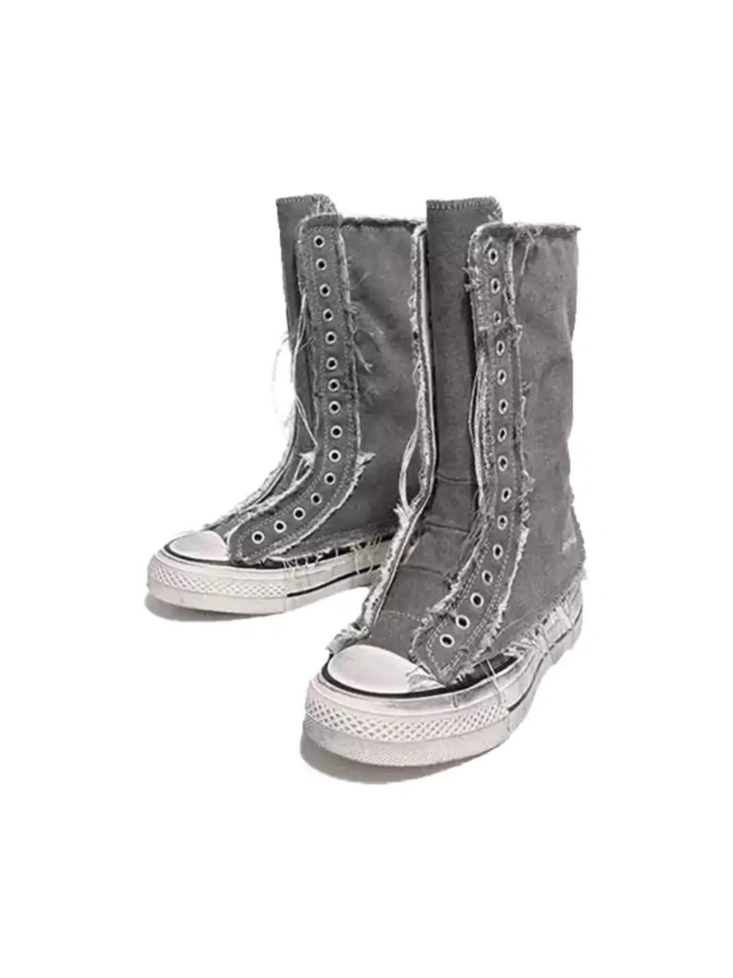 GSL | Distressed Canvas Martin Boots