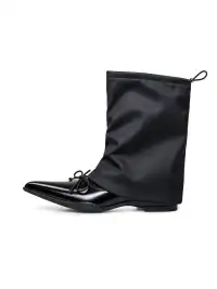 RONGRONG BABY | Satin Pointed Toe Ankle Boots