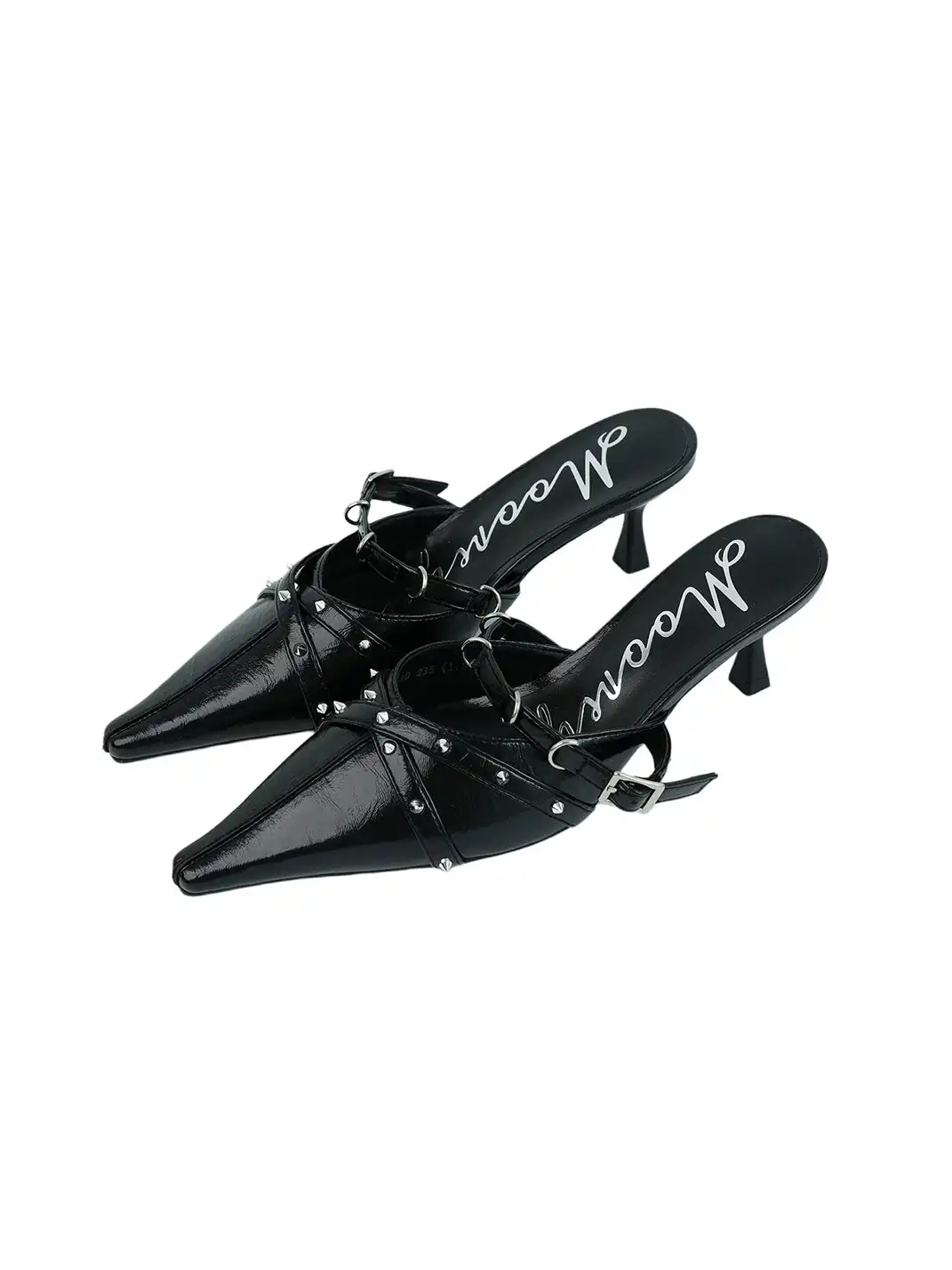 Mooreyu | Stiletto Heels With Rivet Details
