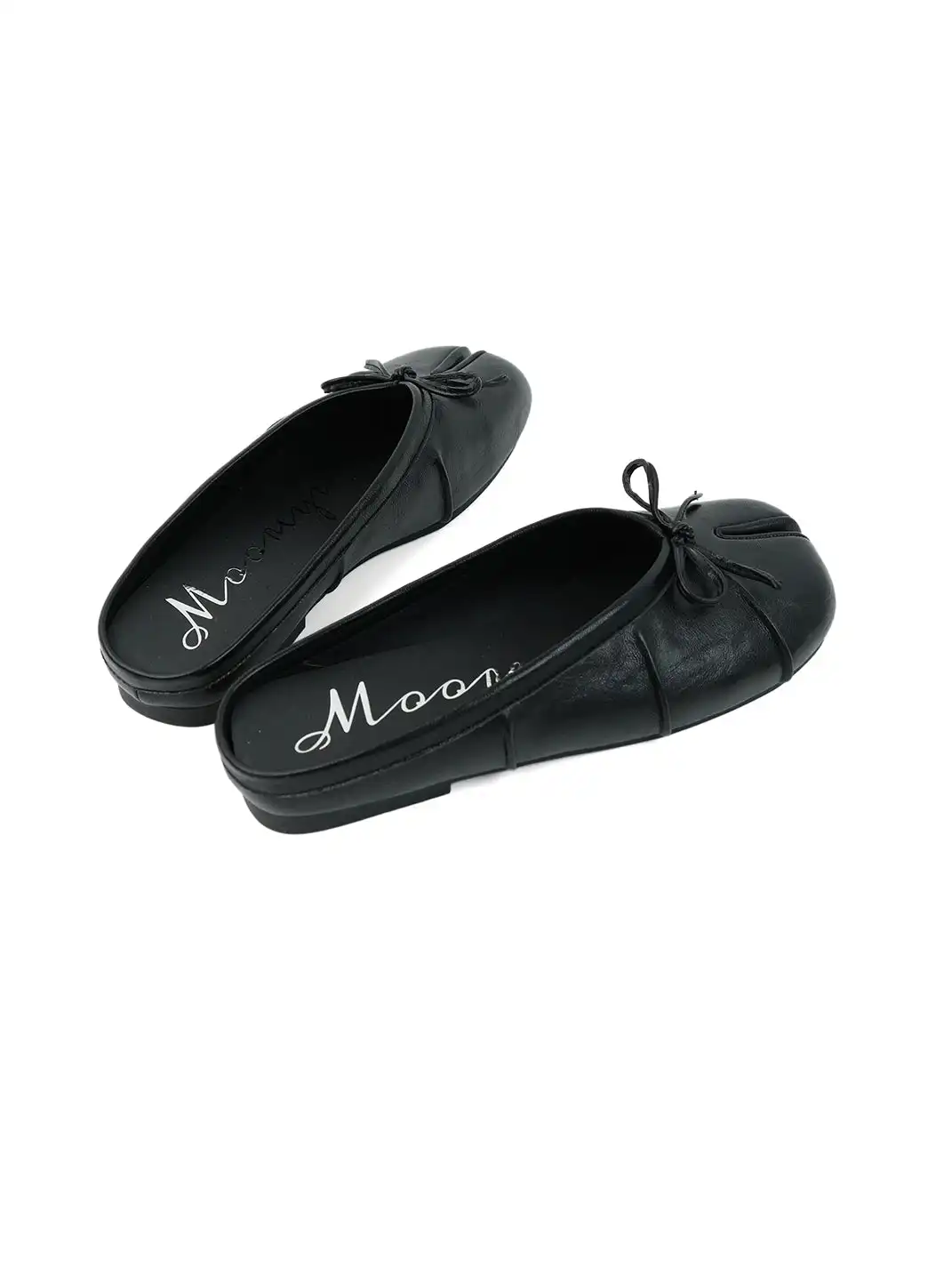 Mooreyu | Split Toe Bow Mary Jane Mules