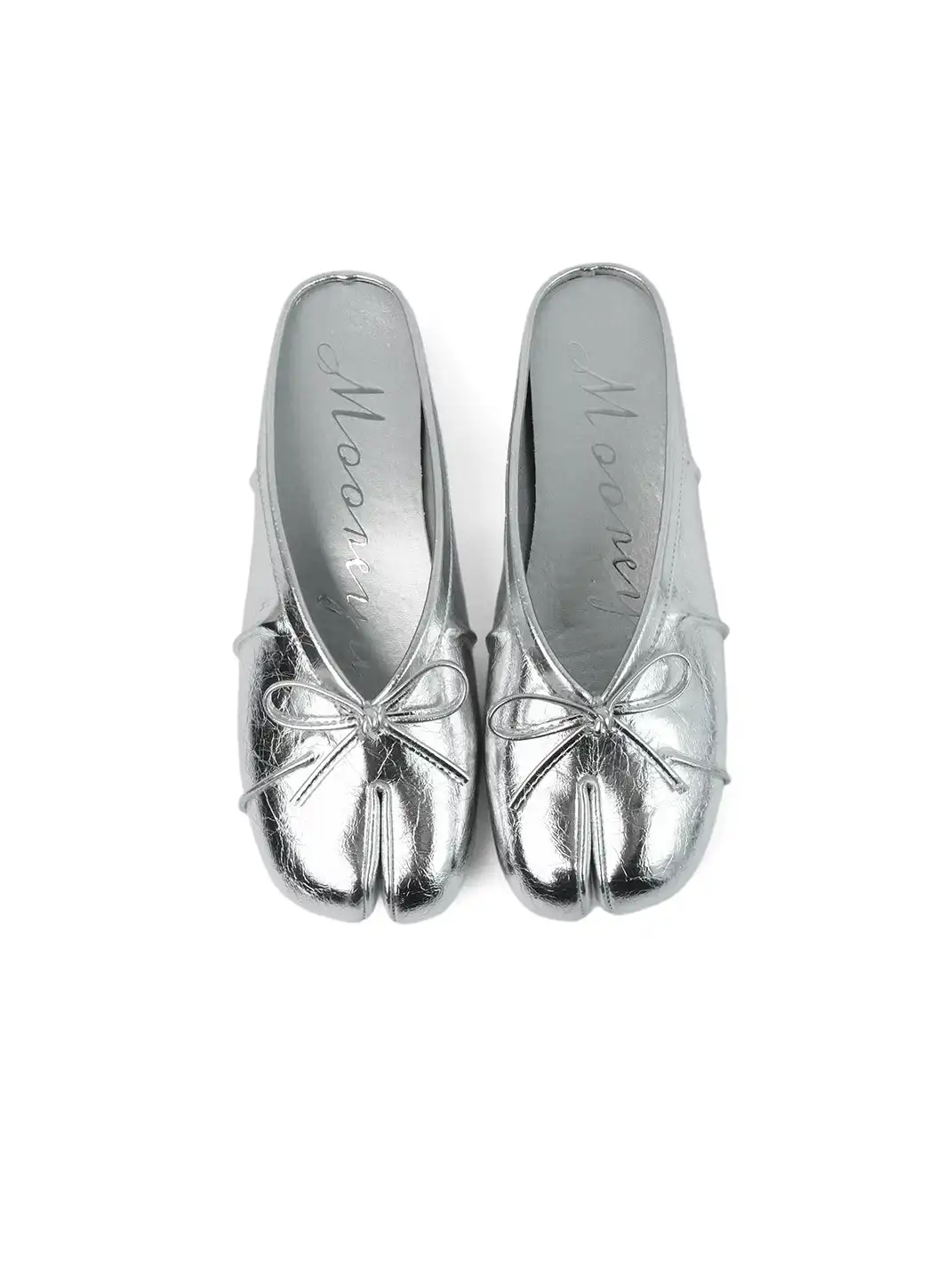Mooreyu | Split Toe Bow Mary Jane Mules