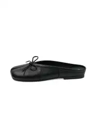 Mooreyu | Split Toe Bow Mary Jane Mules