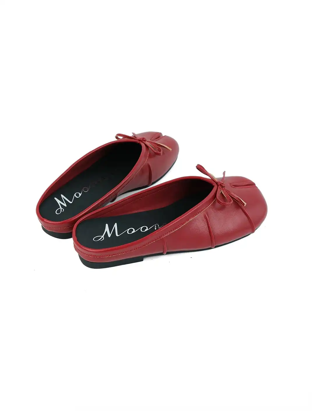 Mooreyu | Split Toe Bow Mary Jane Mules