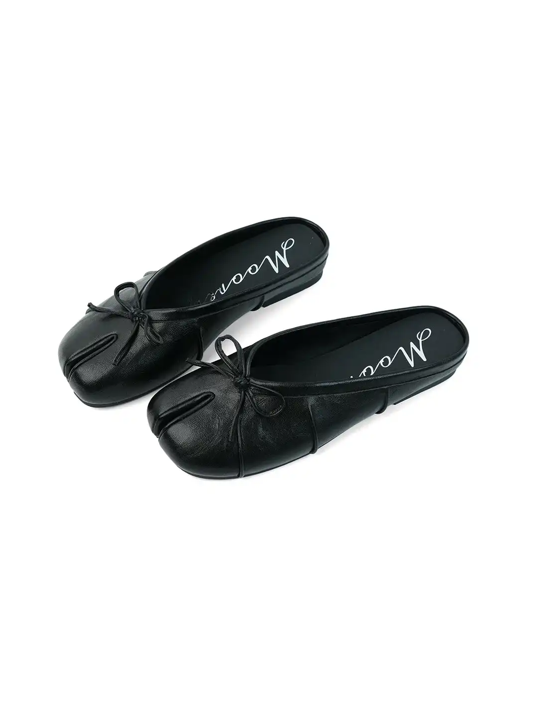 Mooreyu | Split Toe Bow Mary Jane Mules