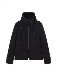 Imdelusion | Napoleon Stand Collar Washed Heavyweight Jacket