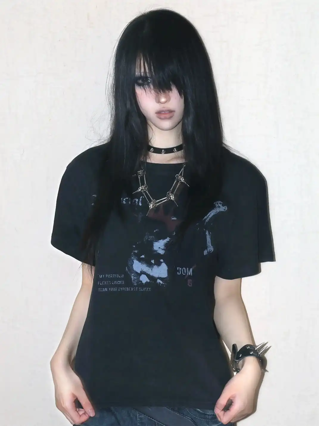 Imdelusion | Punk Dog Cropped T-Shirt