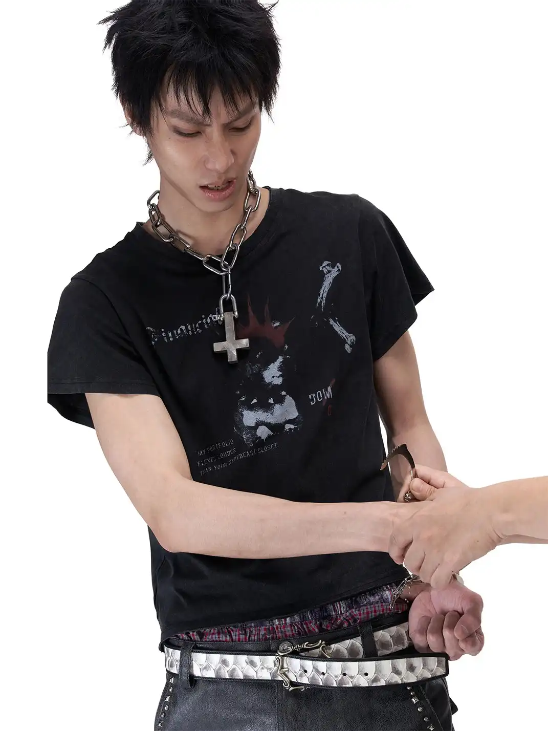 Imdelusion | Punk Dog Cropped T-Shirt