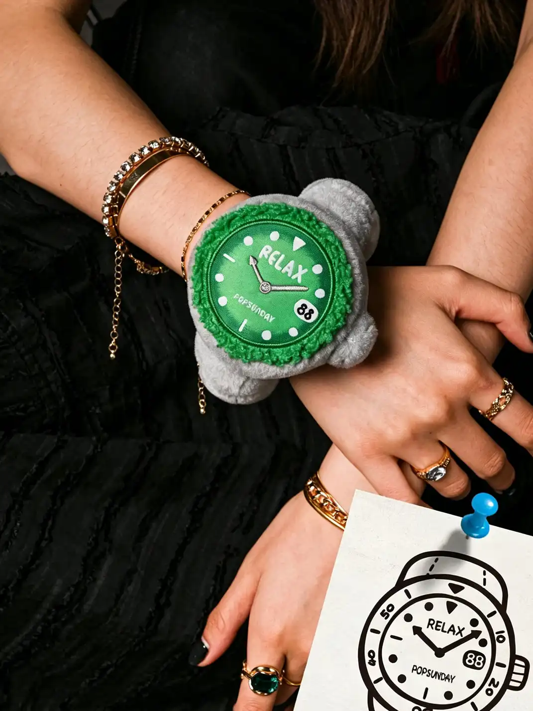 POPSUNDAY | Watch Blind Box Plush Toy Charm