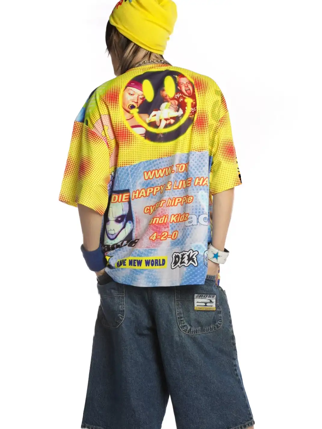 DeadEndKids | Rave Smile Print T-Shirt