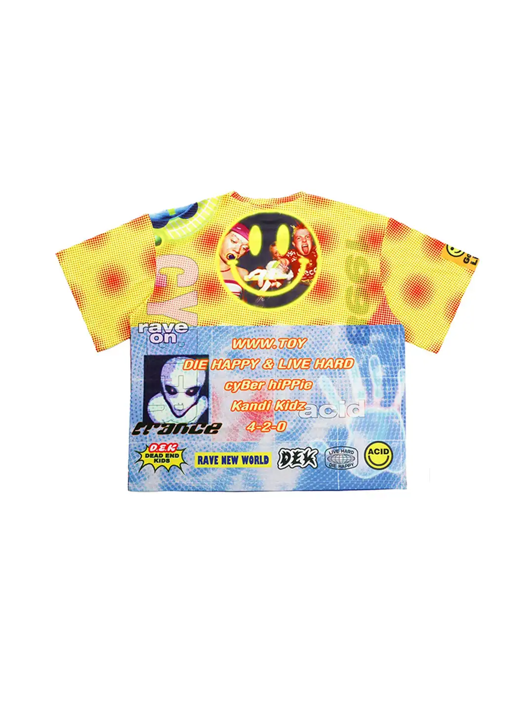 DeadEndKids | Rave Smile Print T-Shirt