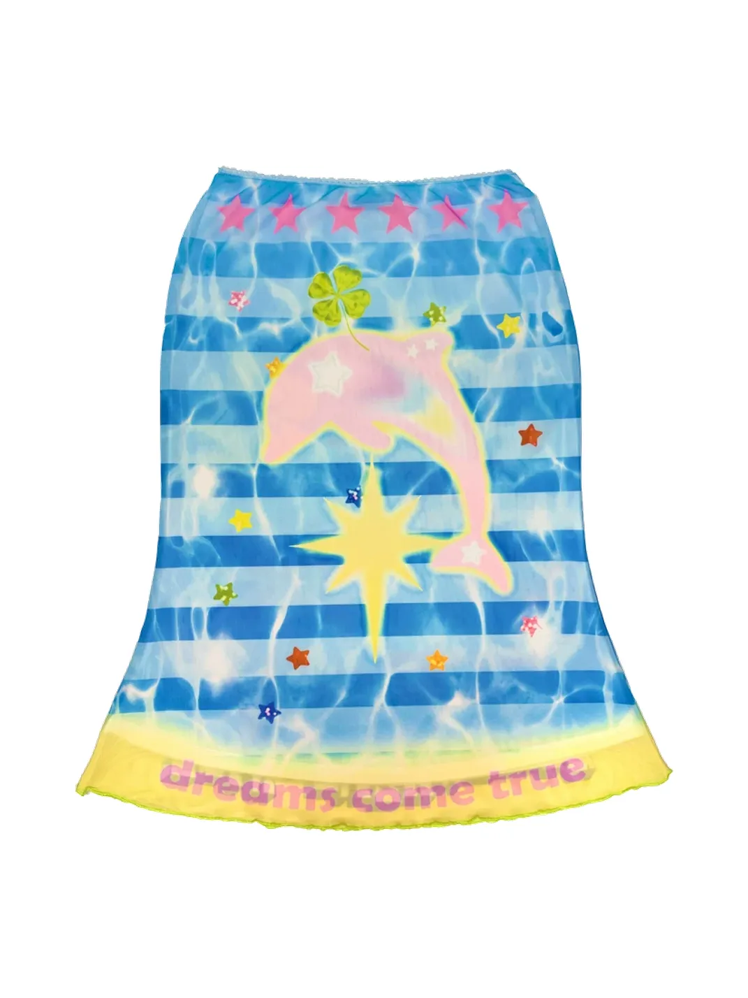 DeadEndKids | Vacation Mesh Top & Mermaid Skirt Set