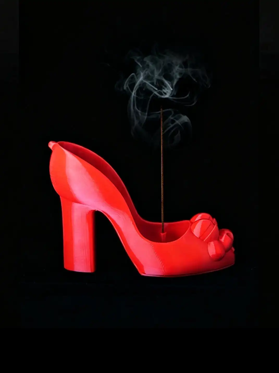 JFP | Pig Face High Heel Incense Holder Lighter Case Pendant