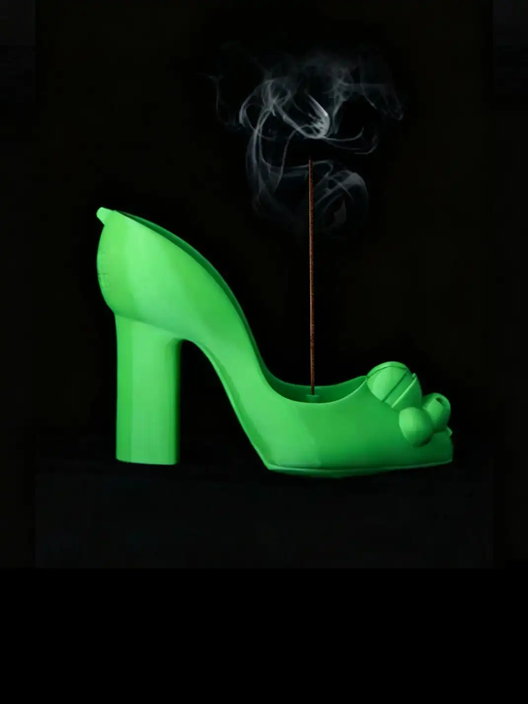 JFP | Pig Face High Heel Incense Holder Lighter Case Pendant