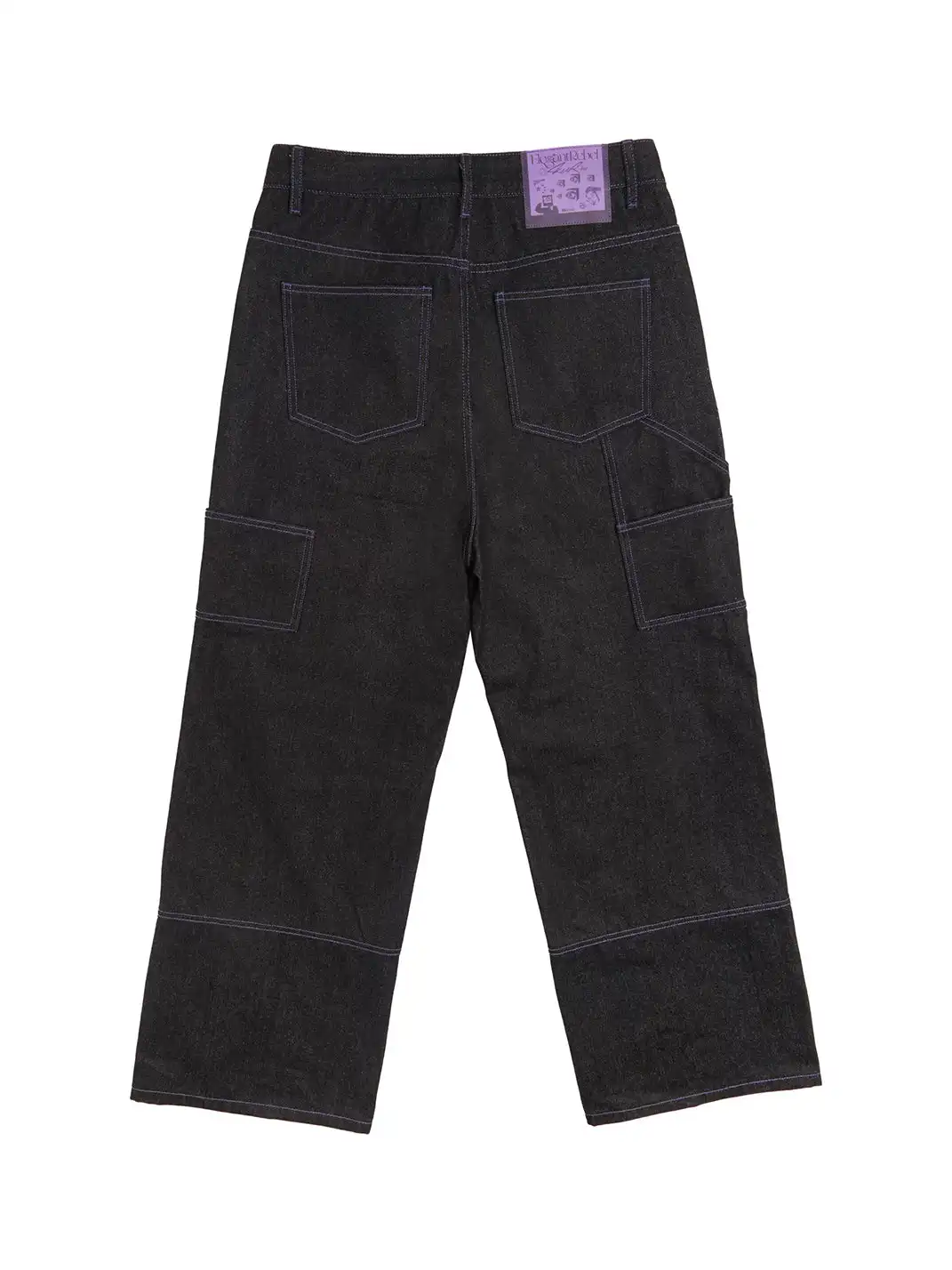 Feex(u) | Purple Stitch Raw Denim Jeans