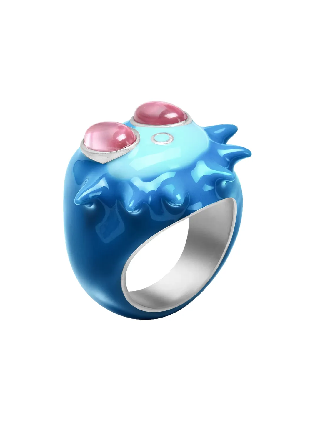 FOMULO | Pufferfish Zircon Ring