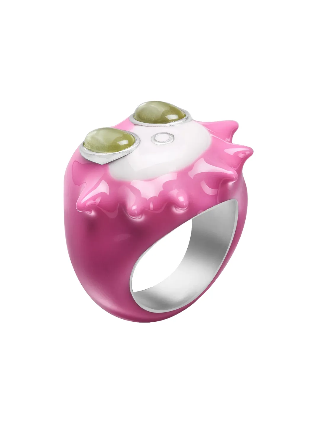 FOMULO | Pufferfish Zircon Ring