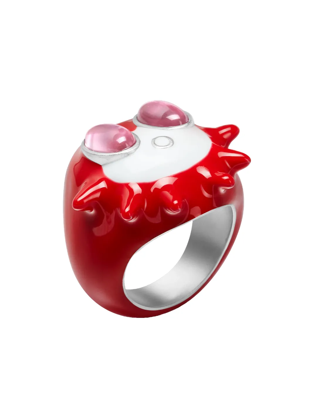 FOMULO | Pufferfish Zircon Ring