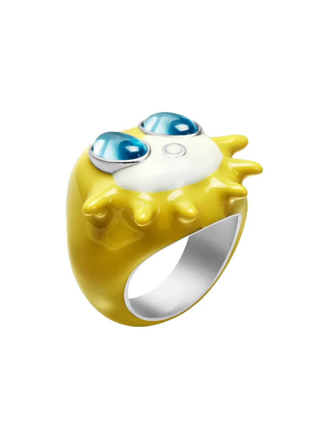 FOMULO | Pufferfish Zircon Ring