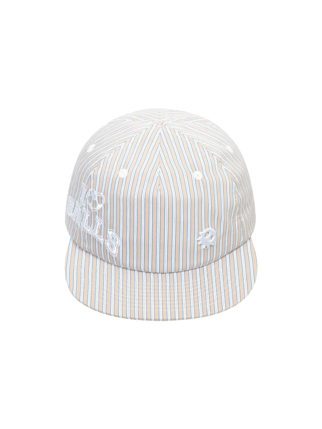 FOMULO | Neutral Embroidery Flat Brim Hat