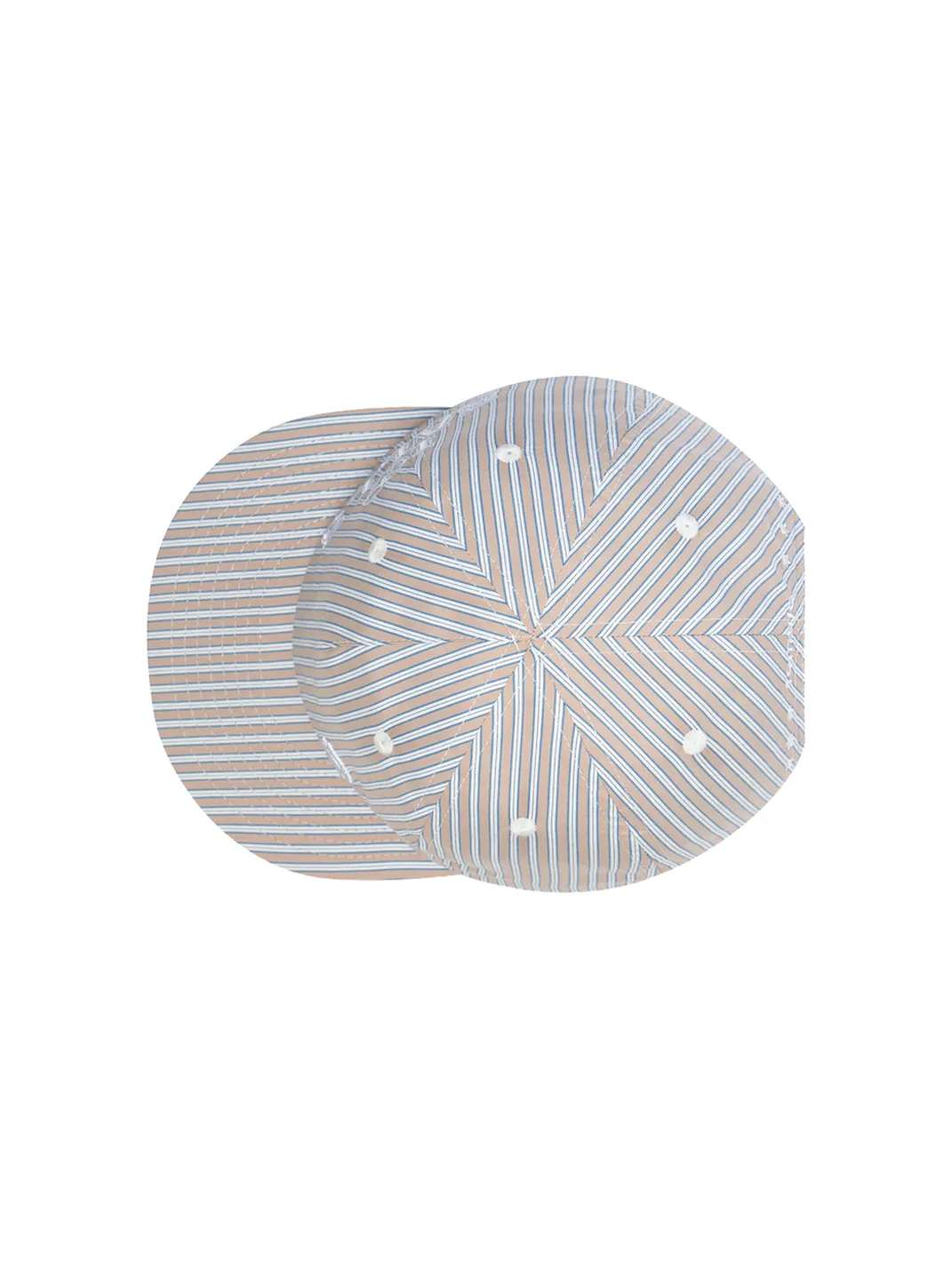 FOMULO | Neutral Embroidery Flat Brim Hat